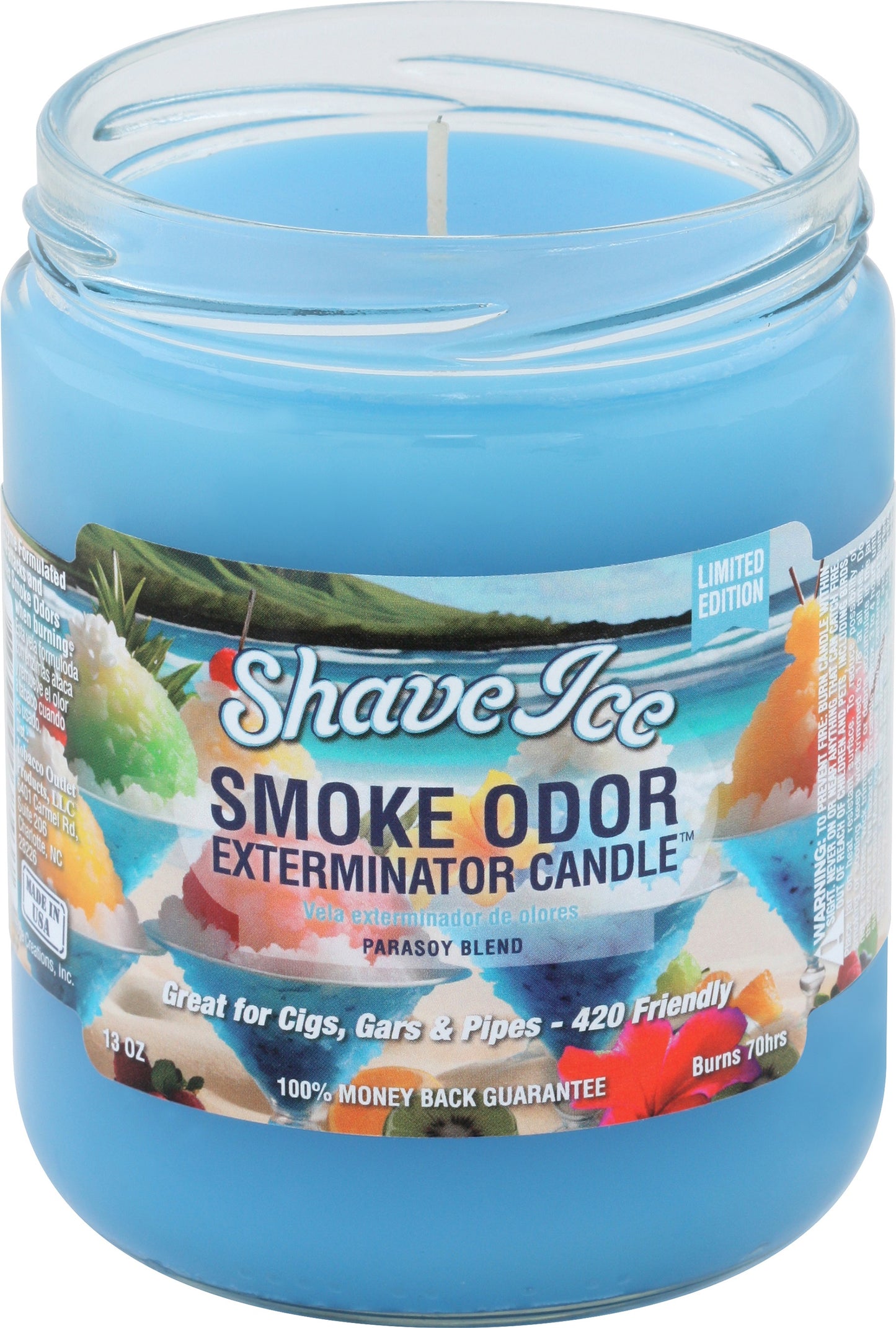 13 oz Shave Ice Soy/Paraffin Wax Jar Candle - Limited Edition RARE