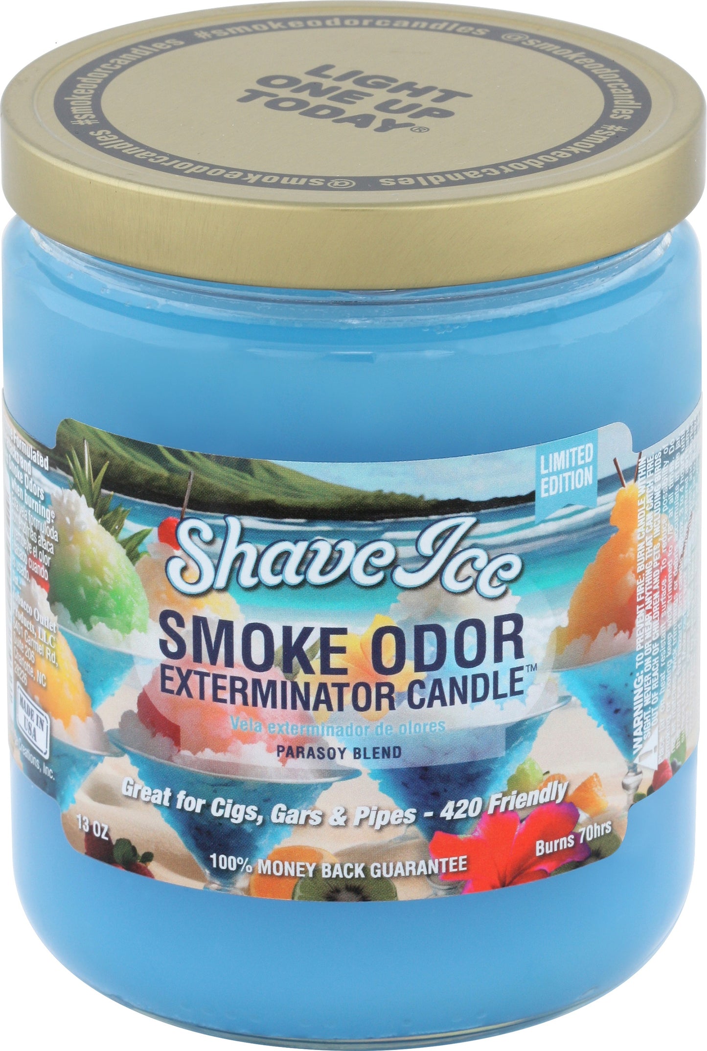 13 oz Shave Ice Soy/Paraffin Wax Jar Candle - Limited Edition RARE