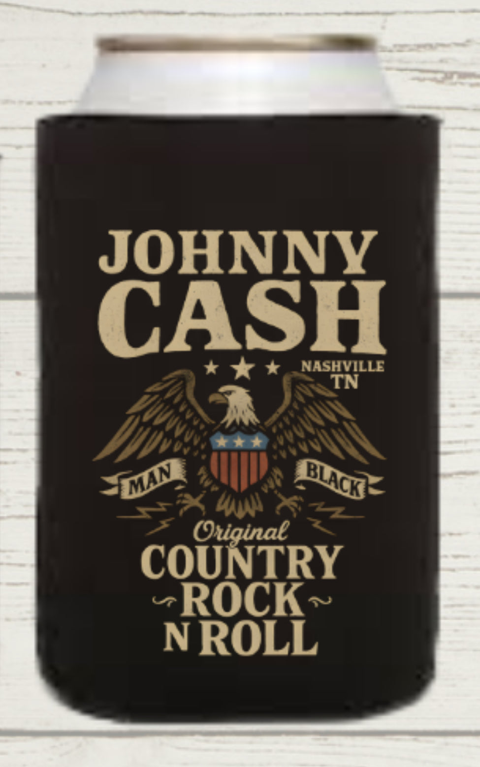 Johnny Cash Regular Koozie