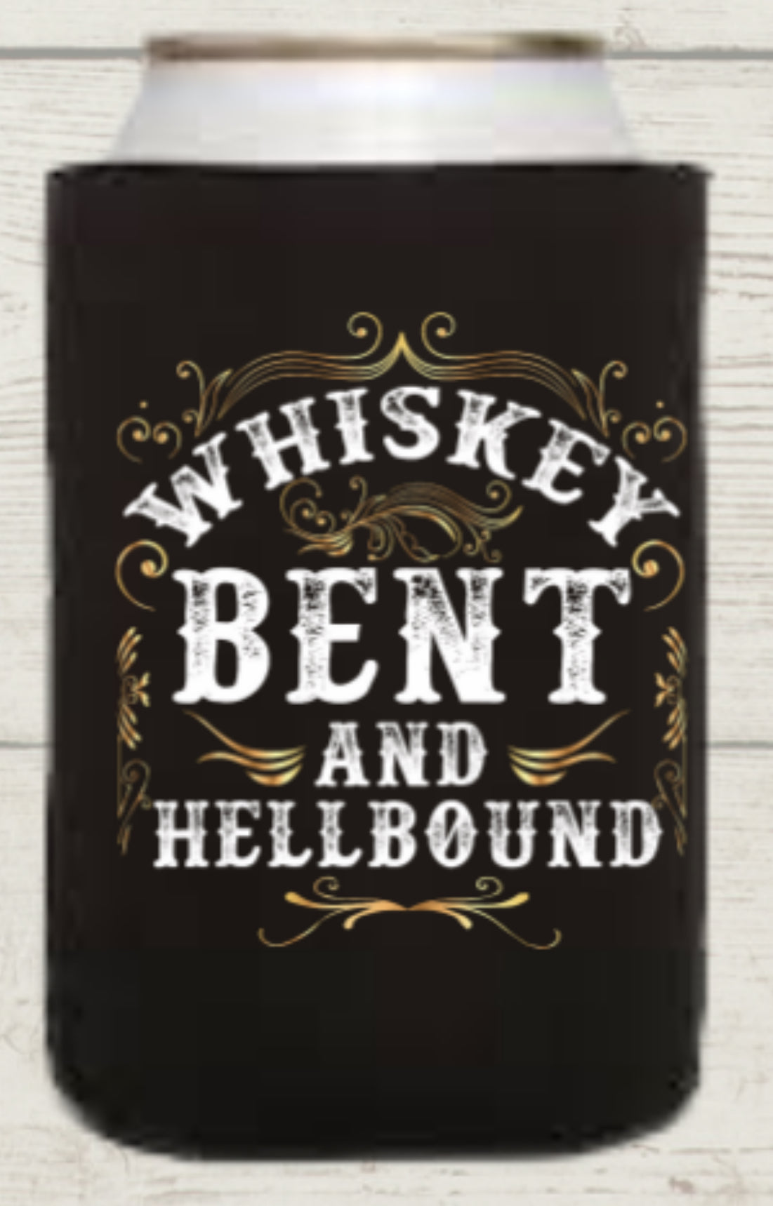 Whiskey Bent & Hell Bound Regular Koozie