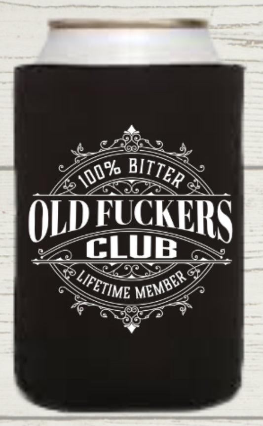 Old Fuckers Club Regular Koozie