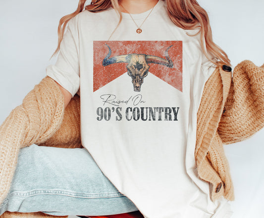 Raised on 90s Country - T-shirt